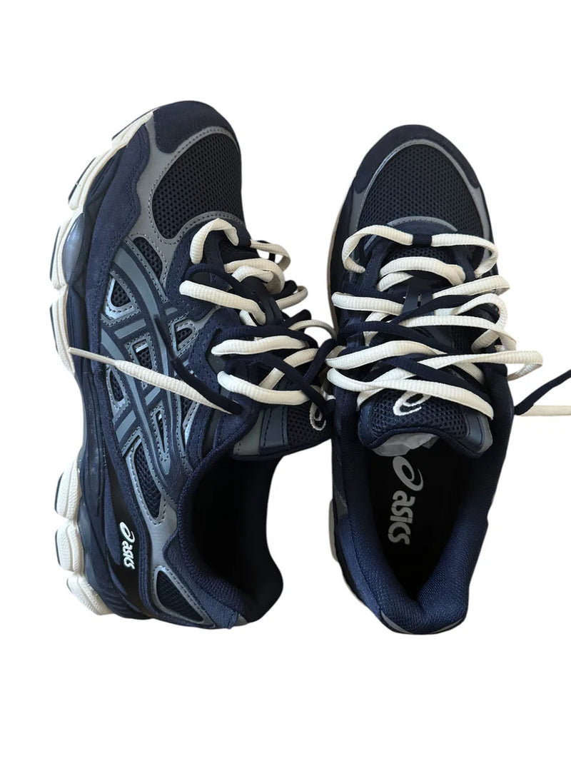 ASICS Gel Nyc Dark Blue - Double Laces