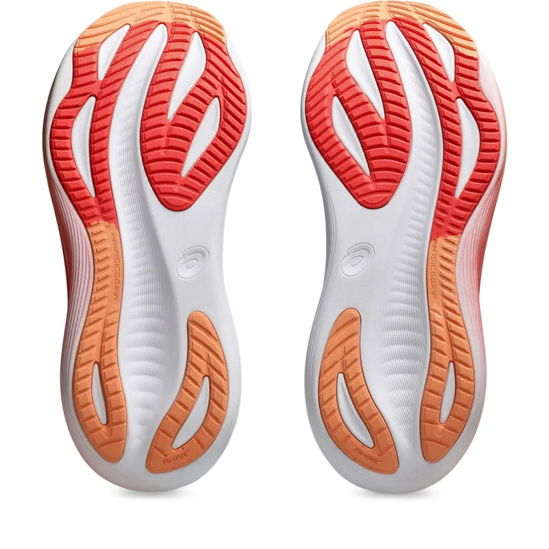 Tênis ASICS GEL-Nimbus 27 - Masculino - Cinza/Laranja