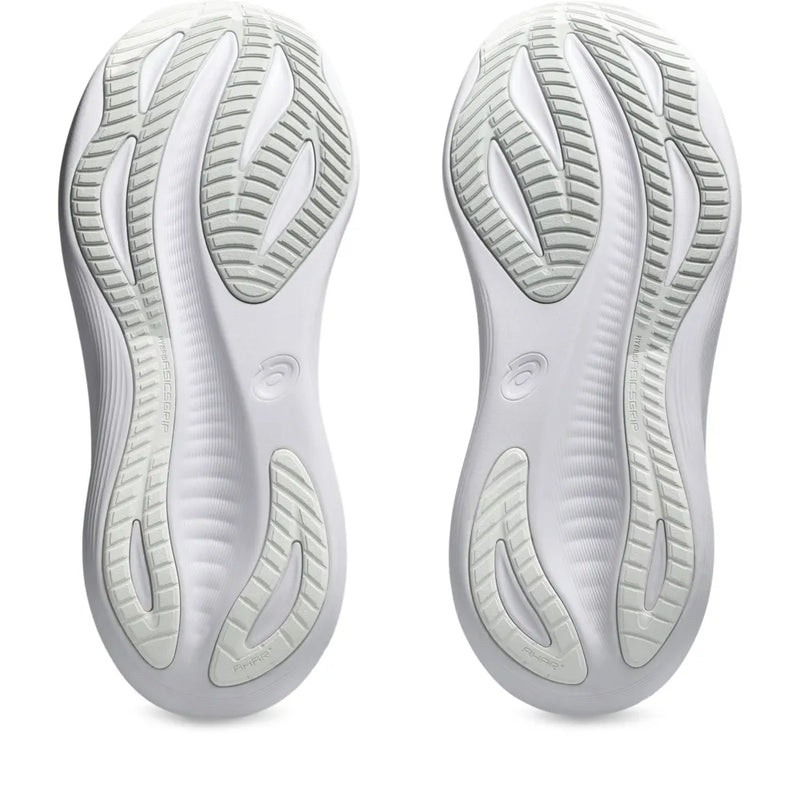 Tênis ASICS GEL-Nimbus 27 - Masculino - Branco/Cinza