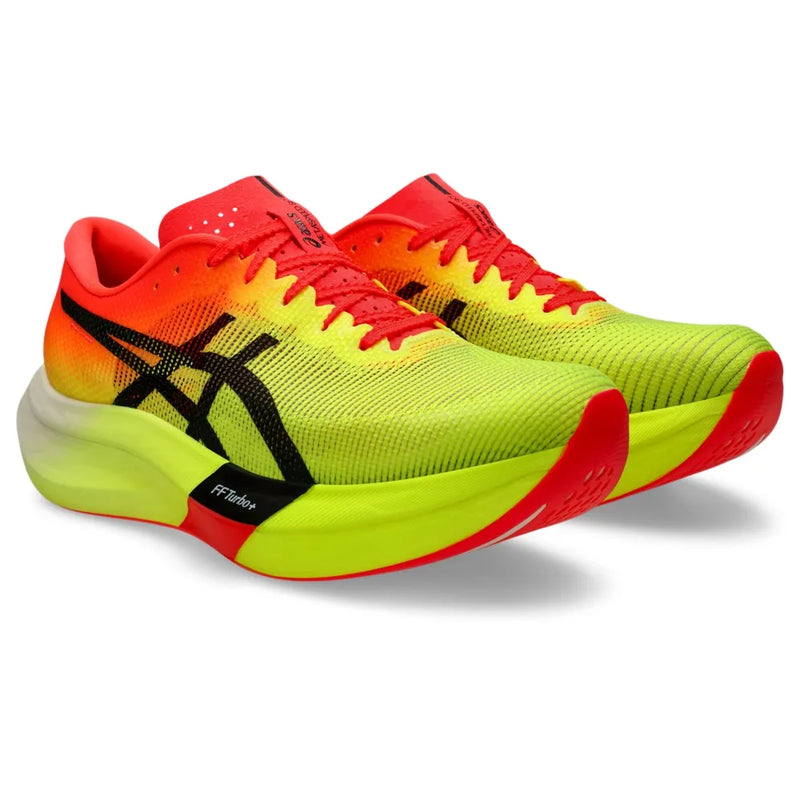 Tênis ASICS Metaspeed Sky Paris - Unissex - Verde/Vermelho