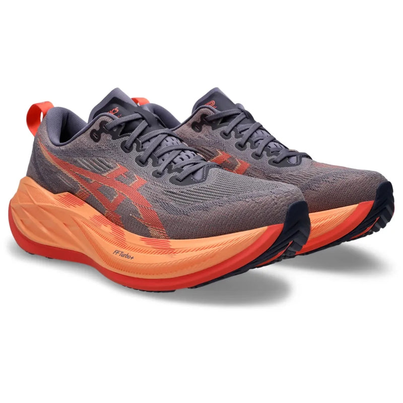 Tênis ASICS Superblast 2 - Unissex - Cinza/laranja